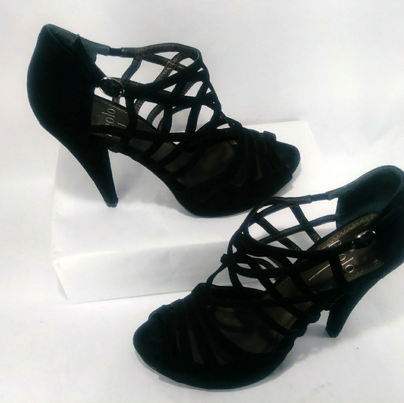 Linea paolo suede heels peep toe - Picture 3 of 16